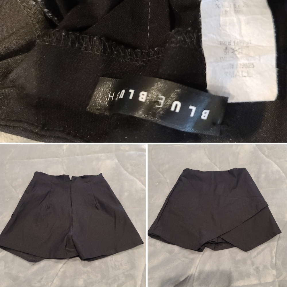 BlueBlush - Black Skort